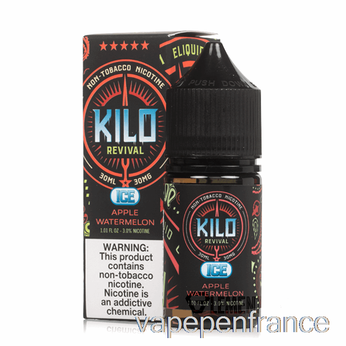 Pastèque Pomme Glacée - Kilo Sels De Renaissance - 30 Ml 30 Mg Stylo Vape